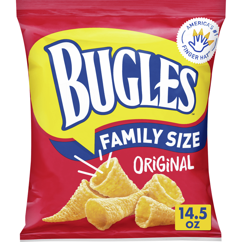 Sprede Kommerciel Frø Bugles Original Flavor Crispy Corn Snacks, 14.5 oz - Walmart.com