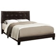 thumbnail image 2 of Brown Upholstered Queen Bed Frame | Fits Any Bedroom, Foam Filled, 2 of 2
