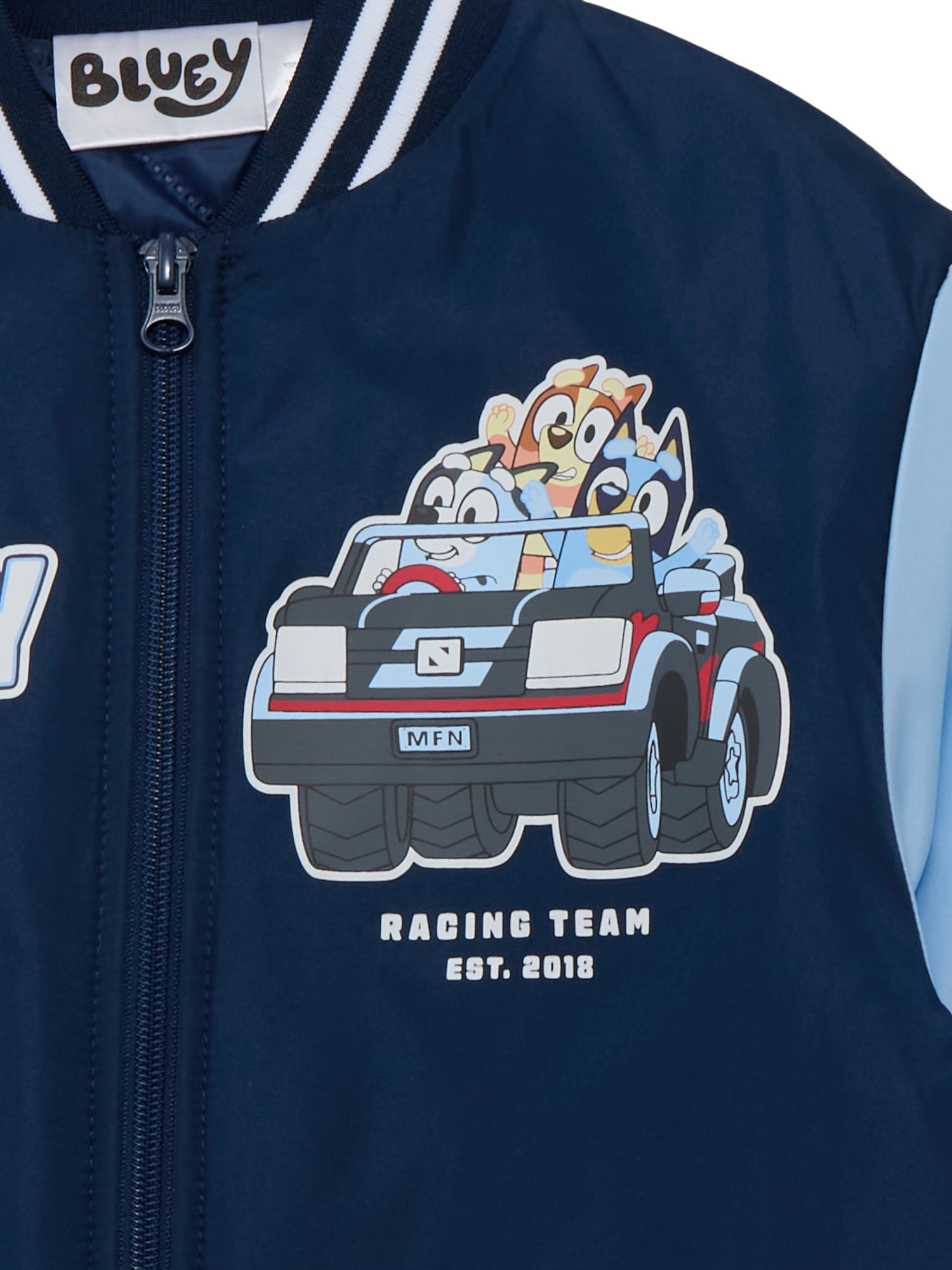 Bluey Boys Bomber Jacket, Sizes 4-12