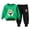 Green, variant on Afuyipoi Kids Cute Teddy Bear Graphic Sweatshirt and Matching Joggers Outfit Set 100% Cotton 0-7Y Gray Size 0M