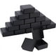 thumbnail image 1 of 100 mini cajas de cartón de 2,2 x 2,2 x 1 pulgadas, cajas de regalo de cartón negro, cajas Kraft para joyería, pequeñas cajas de envío de cartón corrugado, mini cajas., 1 of 6