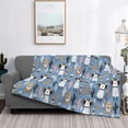 thumbnail image 2 of Yiaed Llamas And Cactus Print Blanket Throw Blanket Soft Cozy Flannel Blanket for Home Bed Sofa Couch Chair-80"x60", 2 of 6