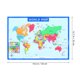 thumbnail image 2 of unbranded 2Ud Mapa Del Mundo Para Pared Multicolor Con Impresión Duradera Para Uso En Casa, 2 of 6