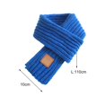 thumbnail image 6 of Skymirror Autumn Winter Kids Scarf Solid Color Stretch Thick Boys Girls Scarf Coldproof Women Knitted Scarf for Outdoor, 6 of 8