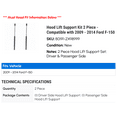 thumbnail image 2 of Hood Lift Support Kit 2 Piece - Compatible with 2009 - 2014 Ford F-150 2010 2011 2012 2013, 2 of 2
