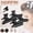 Black, variant on Hairdressing Area Butterfly Clip Duckbill Clip Plastic Hair Clip Hairdressing Tool Black Hanging Hooks, 12Pcs Hair Styling Partition Butterfly Clip Hooks, Black