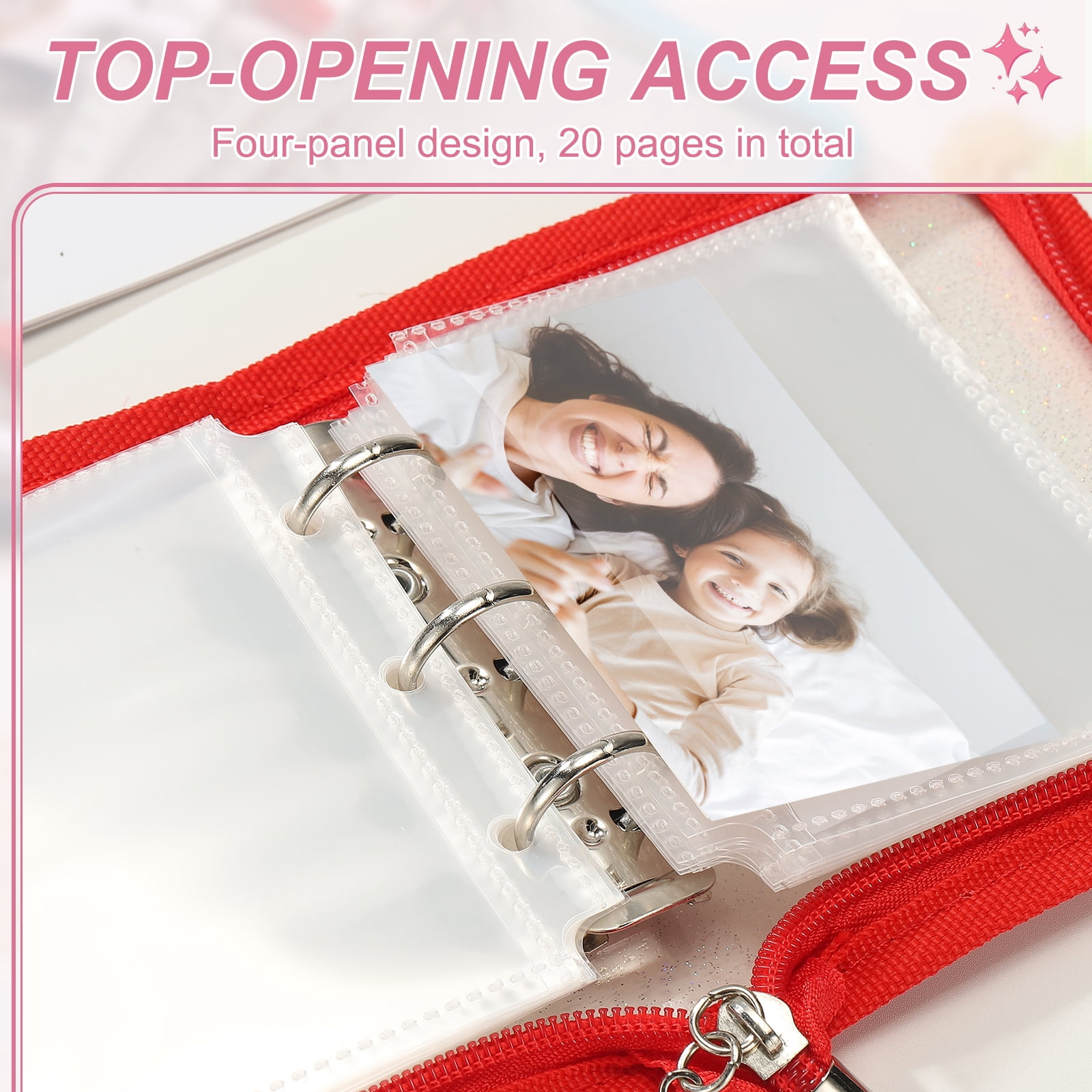 A7 Photocard Binder, Clear KPop Photocard Holder Binder Book