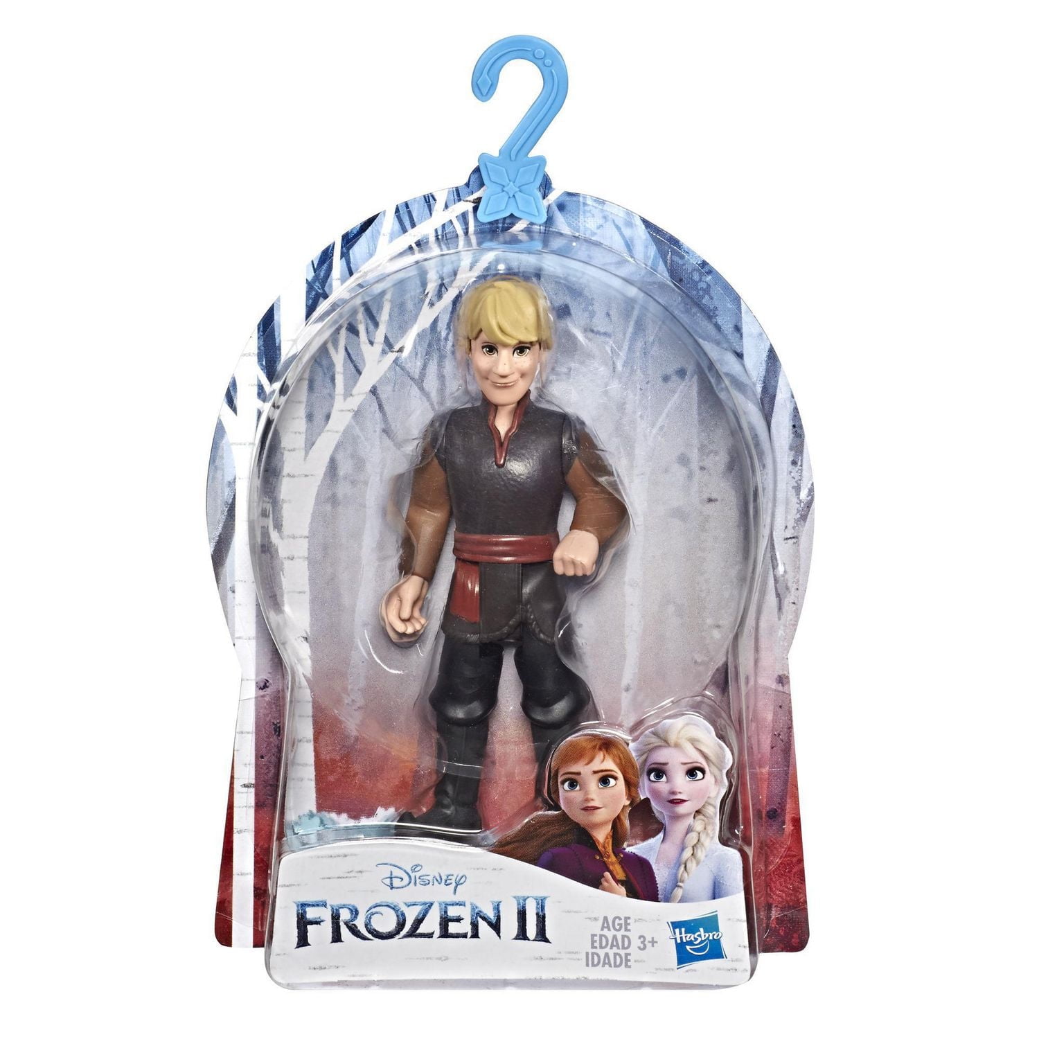 Disney La Reine des neiges, petite poupée Kristoff avec tenue marron inspirée du film de Disney, La Reine des neiges 2