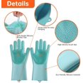 thumbnail image 3 of Guantes de aseo para perros y gatos, guantes de aseo para perros con puntas de silicona suave, guantes para depilar pelo largo y corto, aseo y masaje de mascotas., 3 of 5