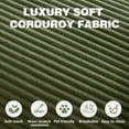 thumbnail image 6 of LIAROO Convertible Sofa Bed, 78.8" Boneless Couch Corduroy Sleeper Sofa No Assembly Required Couch Bed for Living Room, 6 of 14