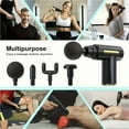 thumbnail image 5 of Portable Massage Gun Deep Tissue,Percussion Handheld Muscle Massager Tool for Full Body Pain Relief, Ideal Gifts for Home & Travel, Compact & Lightweight Aesthetic, 5 of 7