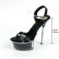 thumbnail image 2 of Women's Shoes Spring Clear Heels Sexy Sandals Slipper Girls Shoe for Party Club 14cm Heel 4cm Platform LFD-B3564, 2 of 8