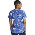 thumbnail image 3 of Tooniforms Scrubs Top For Women V-Neck Print TF736, 3 of 7