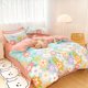 thumbnail image 5 of Colección Coral Pink Blue Gray Floral Bedding Set, 5 of 9