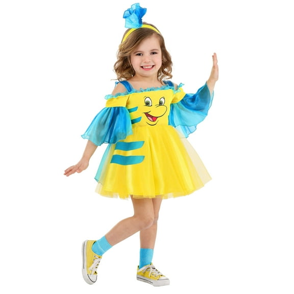 Toddler Disney Flounder Costume Dress