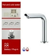 thumbnail image 2 of Sensor Basin Faucet Chrome Deck Mounted, Automatic Inflated Water Mixer Tap Tall Sink Faucets ELS8870 ,Versatile Features, 2 of 7