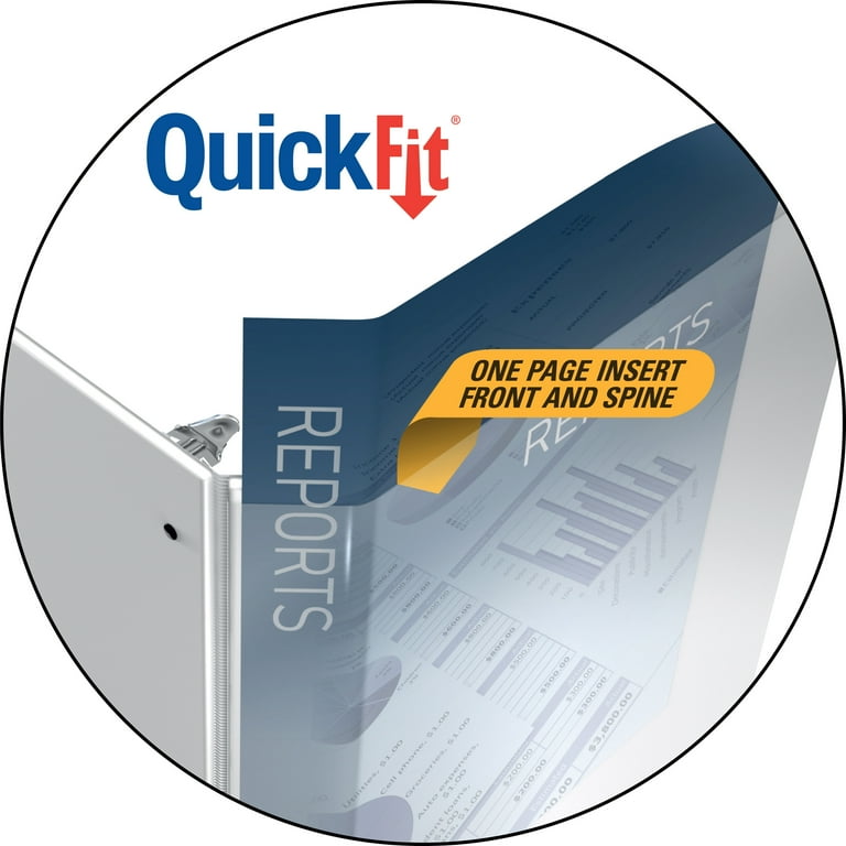 QuickFit Round Ring Unique Binder - 1 QuickFit Round Ring Unique Binder - 1