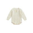 thumbnail image 1 of Bagilaanoe Newborn Baby Girl Boy Knit Rompers Sweater Warm Long Sleeve Bodysuit 3M 6M 9M 12M 18M 24M Infant One Piece Jumpsuit, 1 of 8