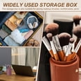 thumbnail image 6 of 7.87" Portable Makeup Brush Holder with Strap, Makeup Scrubber Holder Travel Cosmetic Brushes Case for Women Makeup Brushes Pencils Toothbrush Hand Cream, Gray Blue, 6 of 8