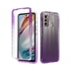 thumbnail image 1 of Funda 360 Degradada Uso Rudo Para Motorola G60 Morado Más 2 Micas De Pantalla, 1 of 5