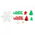 thumbnail image 2 of YLSHRF Christmas Sequins, 2 Bags Christmas Confetti, Mixed Color Reusable For Gifts Party Decoration, 2 of 8