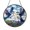 Acrylic 3.5 Inch, variant on Birds Over Flower Field Stained Glass Style Window Hanging – Nature Decor
