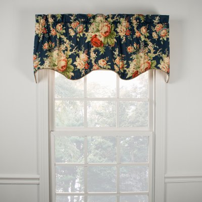 Ellis Curtain Sanctuary Rose Lined Duchass Filler Valance