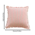 thumbnail image 3 of Throw Pillow Covers 22x22 Inch, Grey Decorative Square Pillowcases, Farmhouse Holiday Cushion Covers for Couch Sofa Living Room Bedroom Outdoor Home Decor, 3 of 6