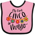 thumbnail image 3 of Inktastic My First Cinco De Mayo Flowers Boys or Girls Baby Bib, 3 of 4