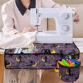 thumbnail image 4 of HELLHERO Halloween Moon Pattern Design Sewing Machine Pad Soft Anti-Dust Storage Bag for Friend Family Gift Sewing Machine Table, 4 of 5