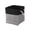 #1719-Black, variant on HaoXun Linen Storage Basket Foldable Fabric Bin with Handles 12x12x12 Inches for Home Organization Shelves Closets