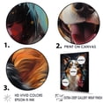 thumbnail image 3 of Designart "Prancing Papillon II" Animals Dog Floater Framed Wall Decor, 3 of 5
