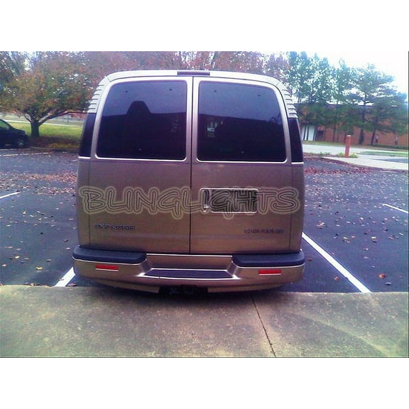 GMC Savana Smoked Tinted Taillamps Taillights Tail Lamps Lights Tint Film Protection Overlays