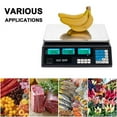 thumbnail image 6 of Computing Scale, 40kg/5g Digital Retail Scale / Backlit LCD, PLU Memory & Accounting, 6 of 10