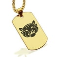 thumbnail image 1 of Stainless Steel Year of the Tiger Zodiac Dog Tag Pendant Necklace, 1 of 3