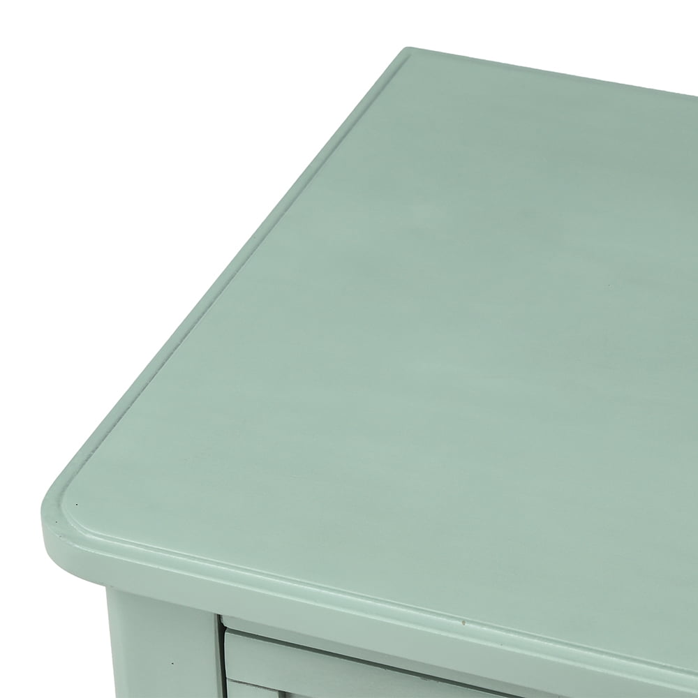 Kepooman Narrow Console Table, Rustic Entryway Cabinet with Storage Drawers and Bottom Shelf, Slim Sofa Table for Living Room, Easy Assembly, Retro Blue Kepooman Narrow Console Table, Rustic Entryway Cabinet with Storage Drawers and Bottom Shelf, Slim Sofa Table for Living Room, Easy Assembly, Retro Blue