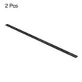 thumbnail image 3 of Uxcell 2 Pcs Carbon Fiber Strip 2x19mm 500mm Length Pultruded Flat Carbon Fiber Bars Kites, RC Airplane, 3 of 4