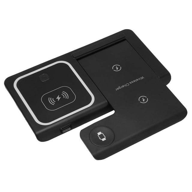 Wireless Charger, Universal Compatibility Wireless Charging Station 3 In 1 For Daily White,Black