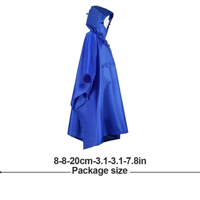 Housses de Pluie Vêtements de Sport de Plein Air Imperméables Imperméables de Camping Imperméables de Randonnée Imperméable Simple pour Activités Extérieures Bleu