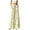Yellow, variant on SAWOBUUN Women Floral Print Wide Leg Pants High Waisted Elastic Waist Drawstring Loose Fit Trousers Casual Long Pants with Pockets