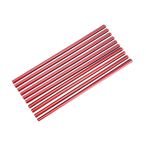 Cubierta de salida de aire tira decorativa de coche en forma de U para decoración de coche (rojo) Tmvgtek Accesorios para autos y motos