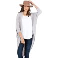 thumbnail image 3 of Womens Cardigans Asymmetric Full Length Open Front Sweater Casual Solid Color Long Sleeve Lightweight Outerwear, 3 of 7