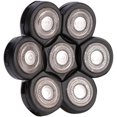 thumbnail image 1 of Jinsinto Têtes de Rasoir de Remplacement Étanches pour Tête Chauve, Lame de Remplacement pour Tondeuse à Barbe 7 Têtes, Têtes de Rasoir Rotatives en Acier Inoxydable pour Hommes, Rasage Plus Rapide (Noir), 1 of 4