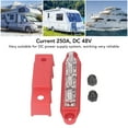 thumbnail image 3 of Bloc de Distribution de Puissance 4 Goujon M10 Barre de Bus Robuste 48VDC 250A pour Yacht de RV Automobile, 3 of 8