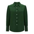 thumbnail image 6 of Dagugfen Womens Dress Shirts Button down Long Sleeve Collared Neck Business Casual Shirts for Women, 6 of 8