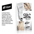 thumbnail image 5 of (3 pack) L'Oreal Paris Colorista All Over Bleach, Hair Color Lightening System Kit, 5 of 7
