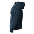 thumbnail image 3 of A4 Agility Long Sleeve Tech Fleece Hoodi For Men in Navy/Heather | N4001, 3 of 3