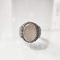 thumbnail image 2 of Grey Moonstone Ring, Silver Jewelry, 925 Silver Ring, Anniversary Gift, Natural Grey Moonstone, June Birthstone Ring, Heavy Mens Ring, Spiritual Healing Gemstone, Christmas, Mens Signet Ring, 2 of 7