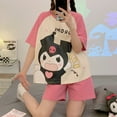 thumbnail image 2 of Sleepwear Lovely Home Suits Sexy Pyjama Night Sleepwear Female Pajamas Set with Shorts Nightie for Ladies M-5XL, 2 of 7