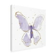 thumbnail image 2 of Shirley Novak 'Gilded Butterflies II Lavender' Canvas Art, 2 of 4